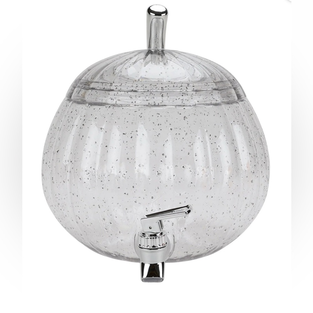Thanksgiving Way To Celebrate 1.5 Gallon Acrylic Pumpkin Shape Beverage.